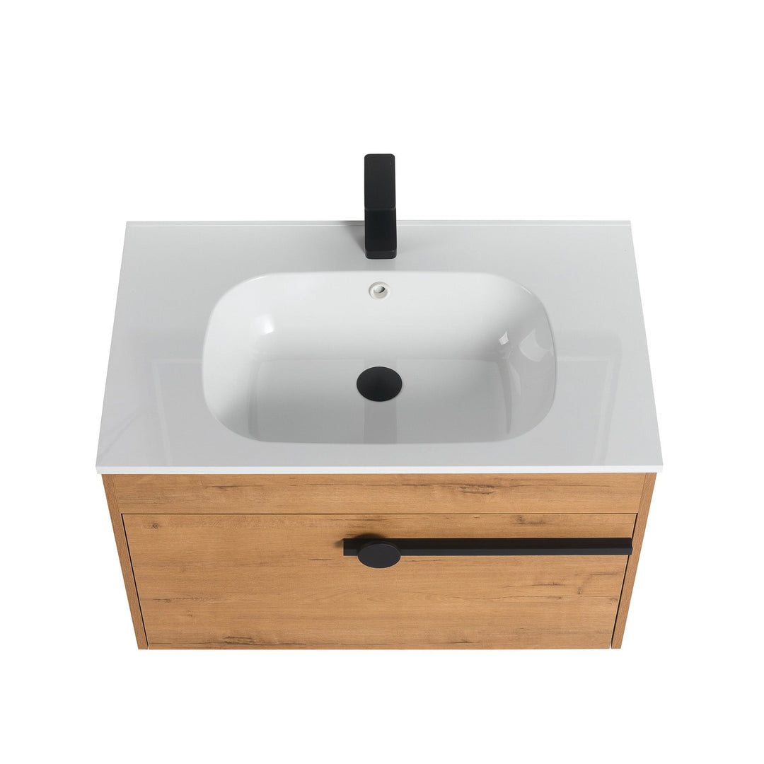 Bilbao Wall-Mounted Bathroom Vanity with SMC Sink