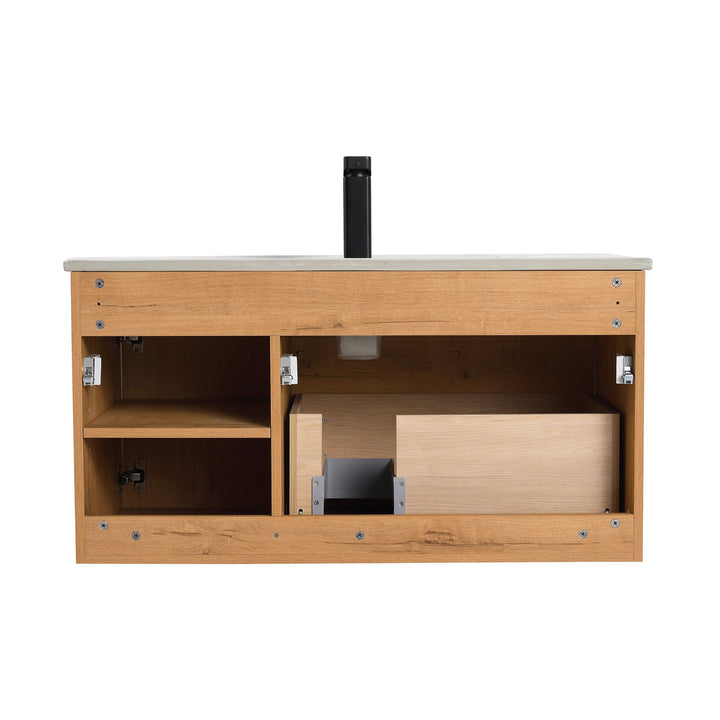 Bilbao Wall-Mounted Bathroom Vanity with SMC Sink