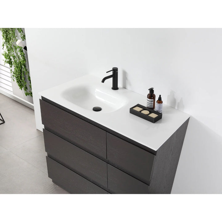 Rothenburg Sink Freestanding Bathroom Vanity with Solid Surface Sink