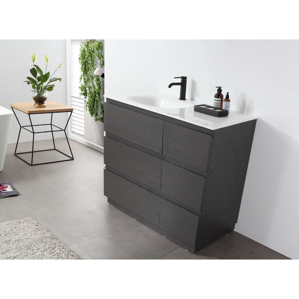 Rothenburg Sink Freestanding Bathroom Vanity with Solid Surface Sink