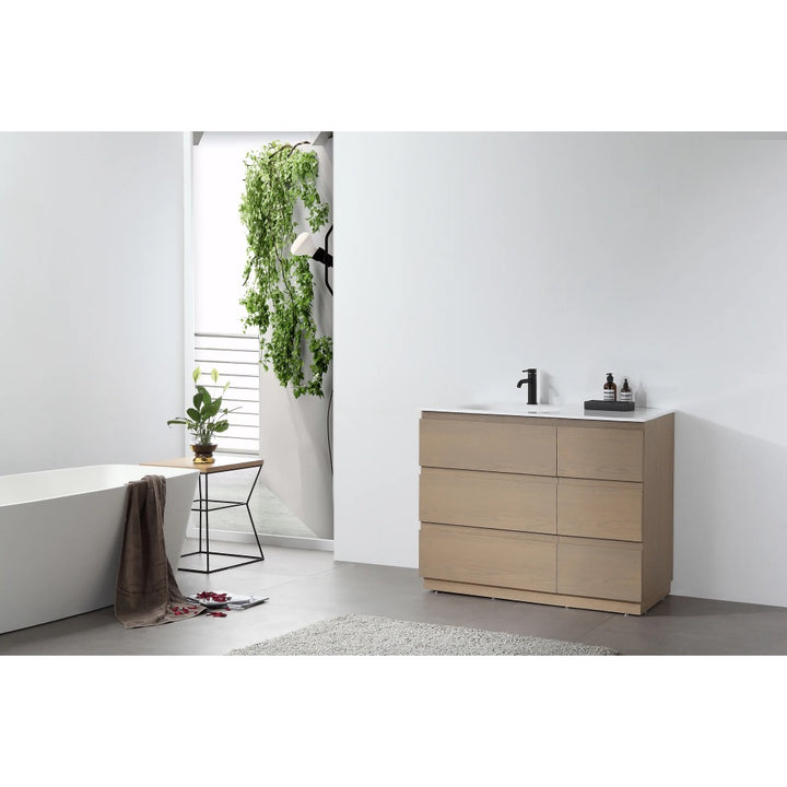 Rothenburg Sink Freestanding Bathroom Vanity with Solid Surface Sink