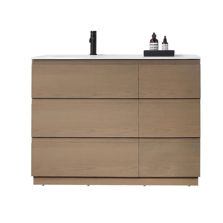 Rothenburg Sink Freestanding Bathroom Vanity with Solid Surface Sink