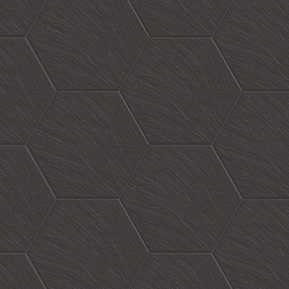 Symmetry Hexagon Matte Porcelain Mosaic Tile