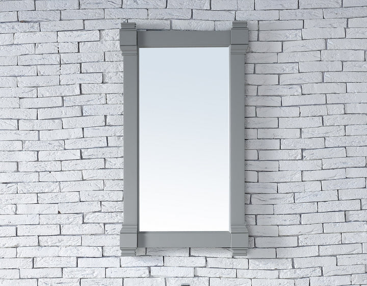 Brittany 22" x 39" Rectangular Bathroom Mirror, Urban Gray