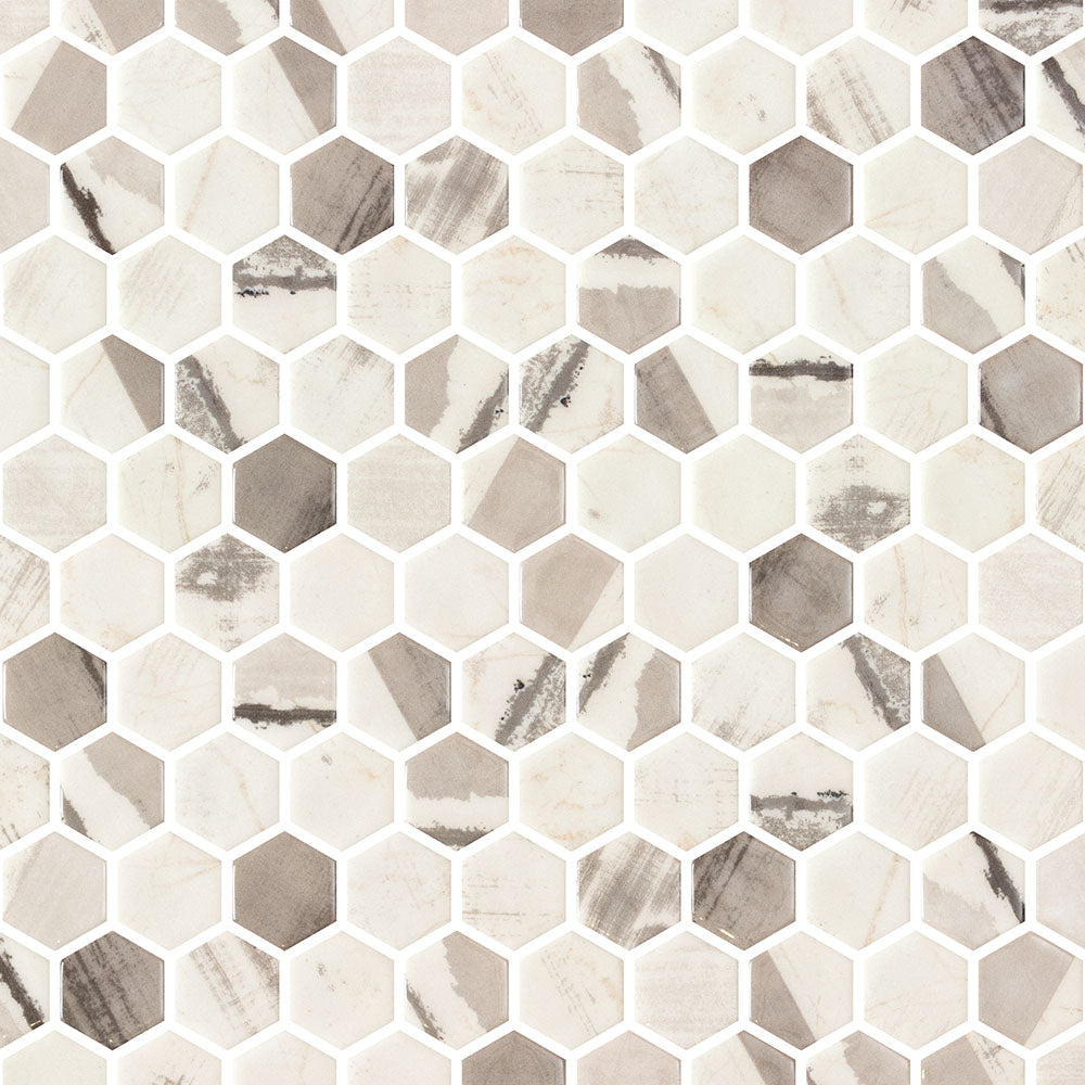 Vetro Floor Glass Mosaic Tile