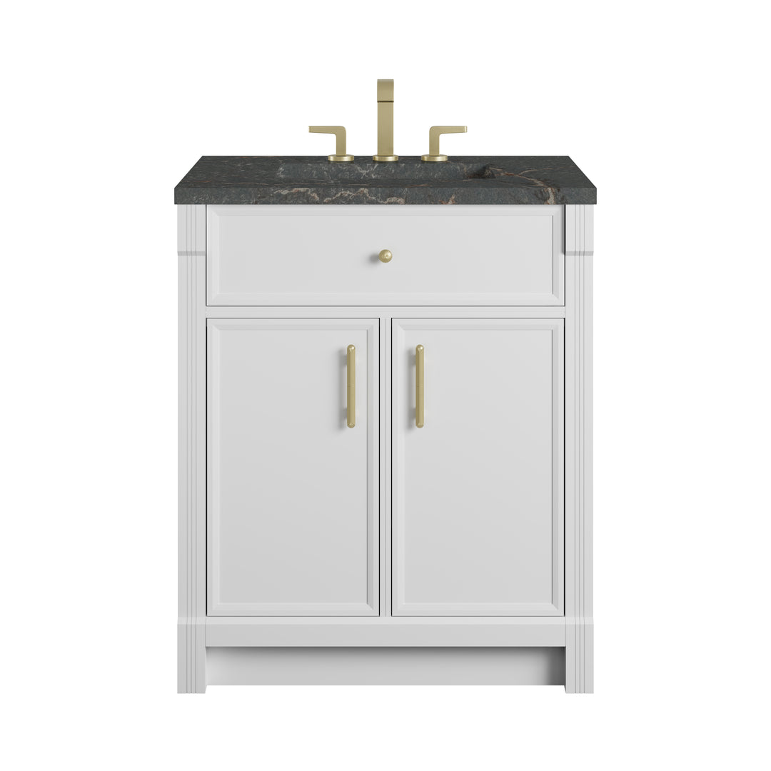 Bellshire Sink Freestanding Bathroom Vanity with Silestone Top