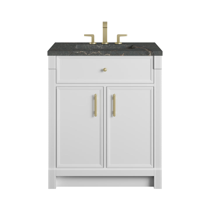 Bellshire Sink Freestanding Bathroom Vanity with Silestone Top