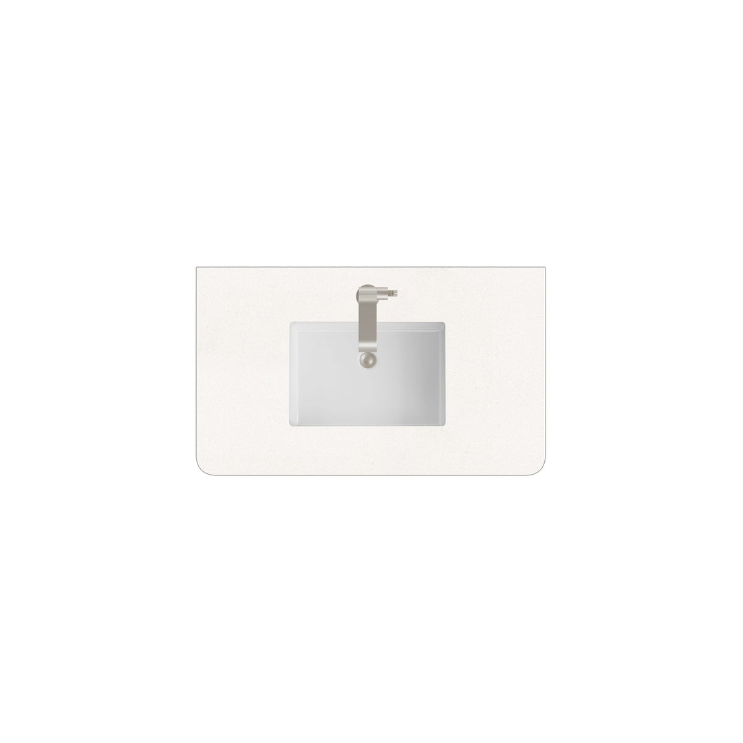 VAR|36 Inch|White Zeus Silestone|