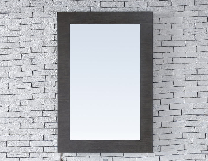 Metropolitan 30" x 44" Bathroom Mirror, Silver Oak