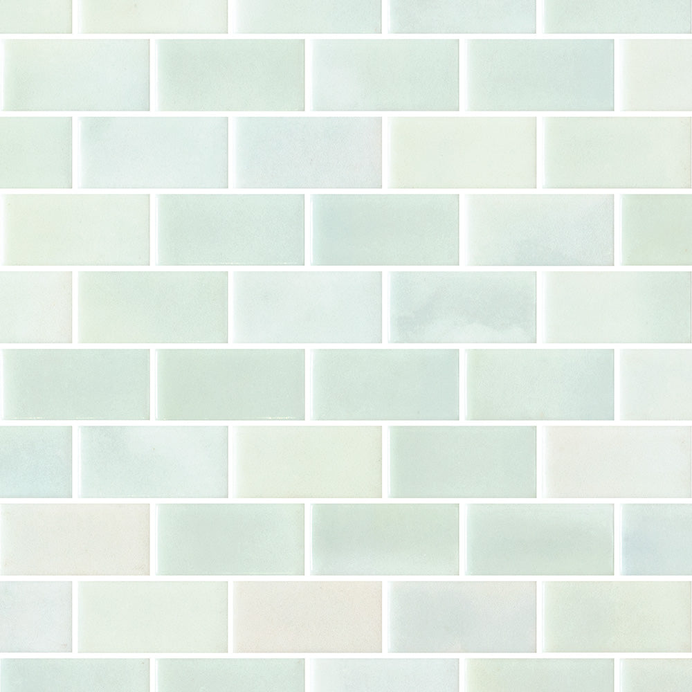 Vetro Brick Matte Glass Mosaic Tile