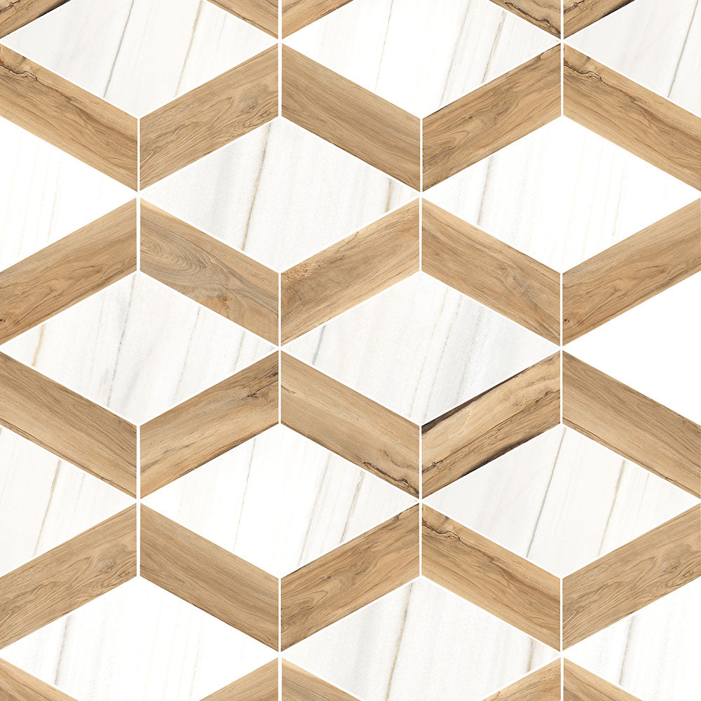 Edgewood Wood-Look Matte Porcelain Mosaic Tile