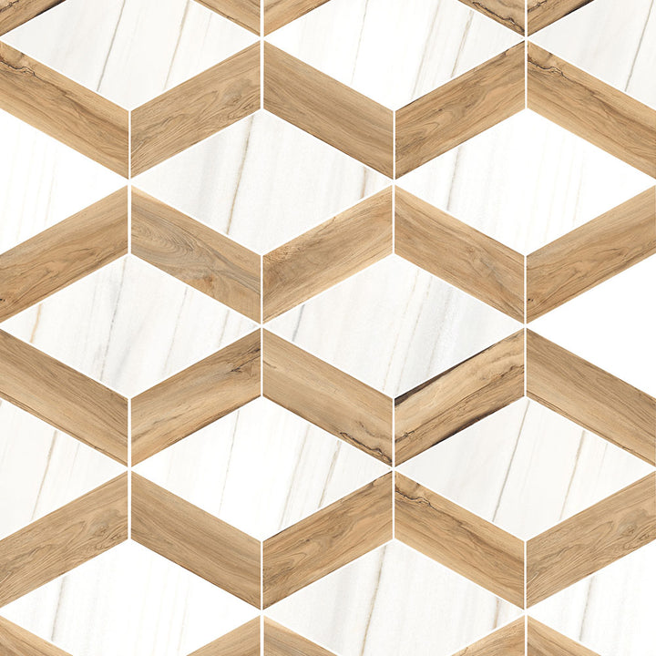 Edgewood Wood-Look Matte Porcelain Mosaic Tile