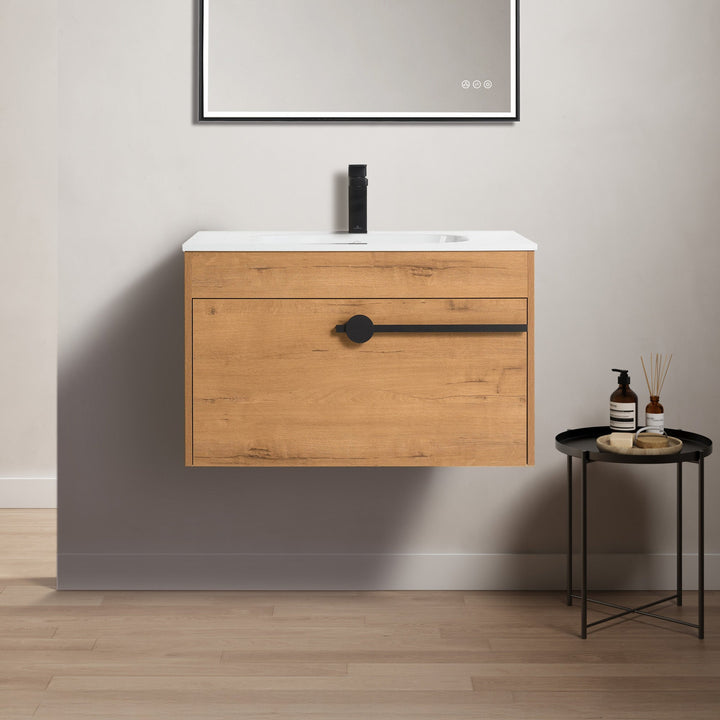 Bilbao 046 Wall-Mounted Bathroom Vanity with SMC Sink | ANVE Kitchen &amp; Bath