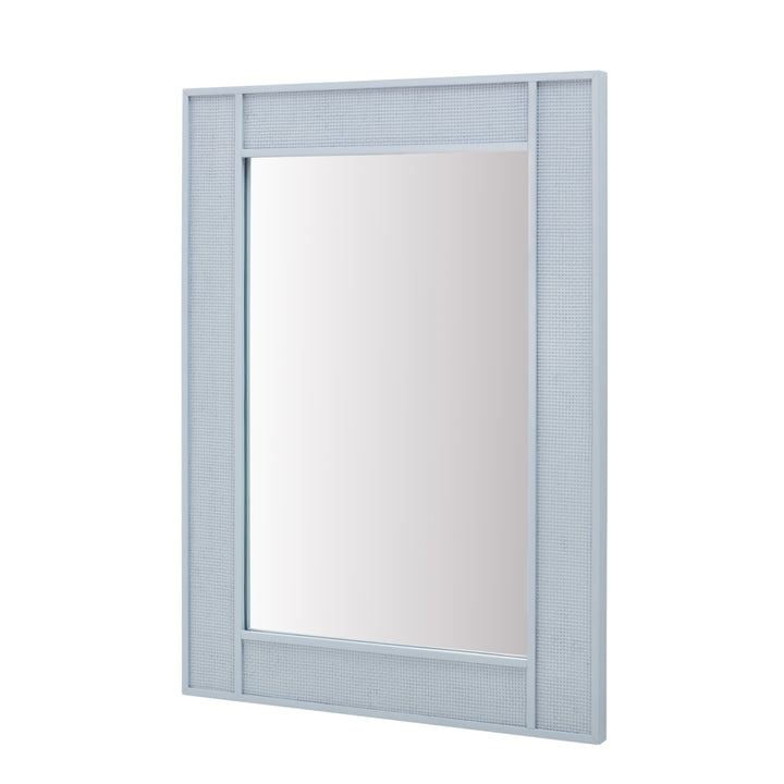 Solene 28" x 38" Bathroom Mirror, Serenity Blue