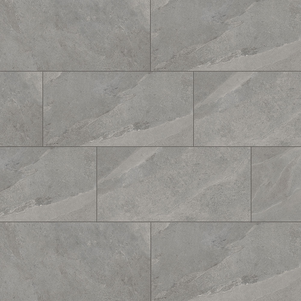 Ultra Slate Stone-Look Matte Porcelain Floor &amp; Wall Tile