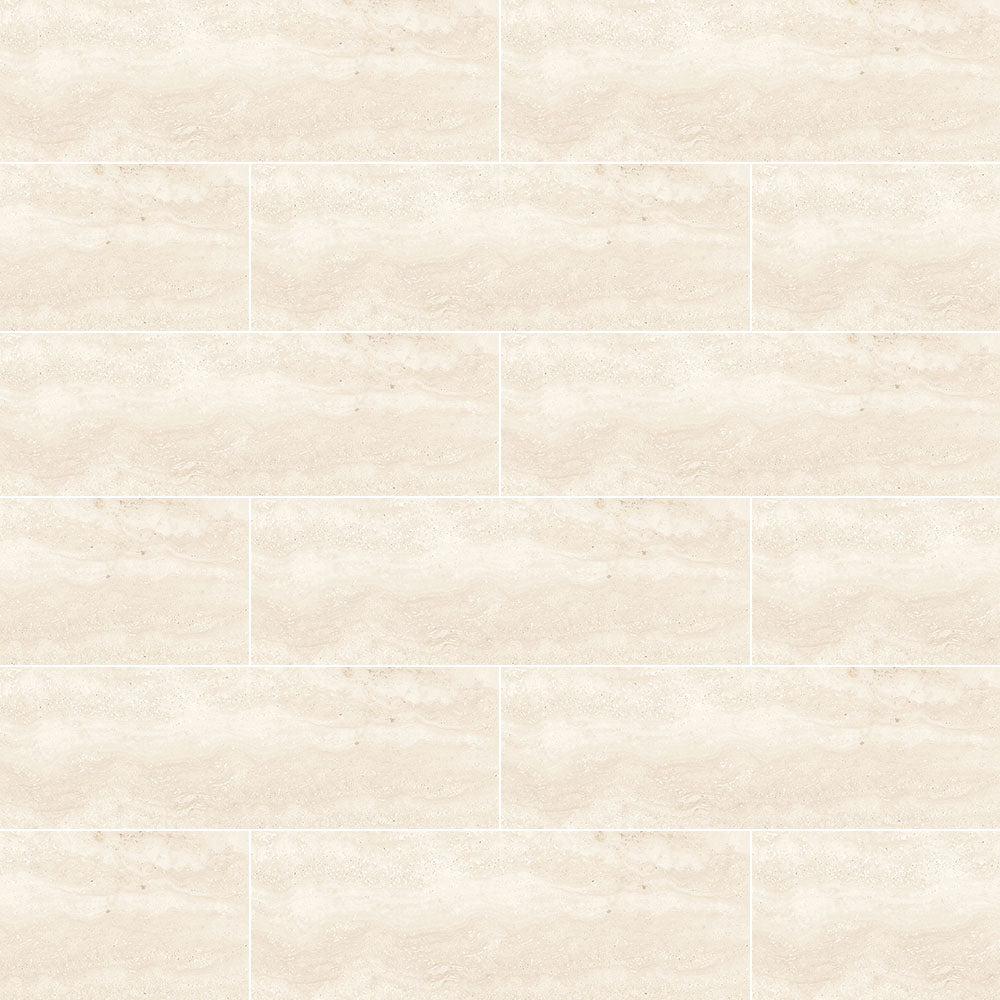 Harmony Travertine-Look Matte Porcelain Floor &amp; Wall Tile