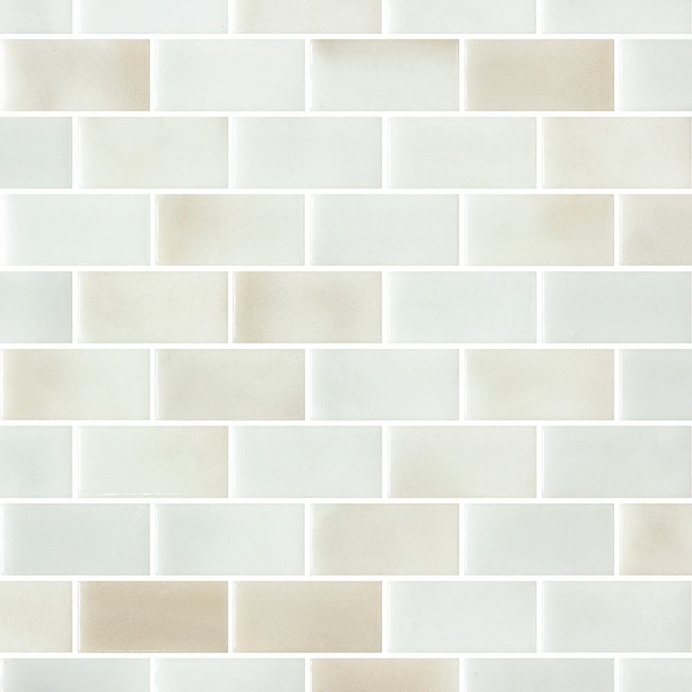 Vetro Brick Matte Glass Mosaic Tile
