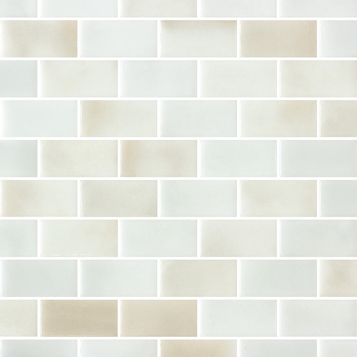 Vetro Brick Matte Glass Mosaic Tile