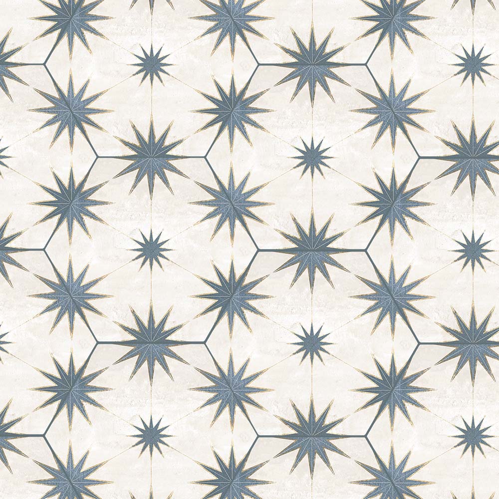 Symmetry Hexagon Matte Porcelain Mosaic Tile
