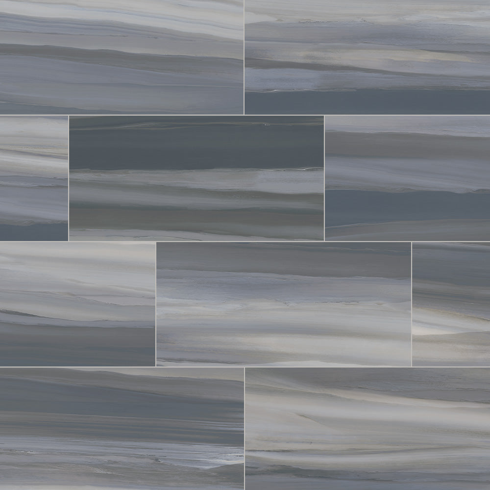 Cascade Matte Porcelain Floor &amp; Wall Tile | ANVE Kitchen &amp; Bath