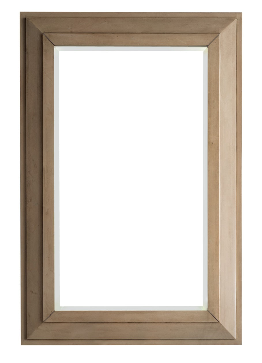 Portland 28" x 42" Rectangular Bathroom Mirror, Whitewashed Walnut | ANVE Kitchen & Bath