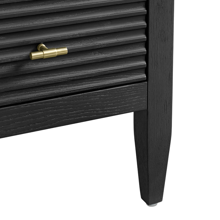 Myrrin 30" Single Vanity Cabinet in Carbon Oak