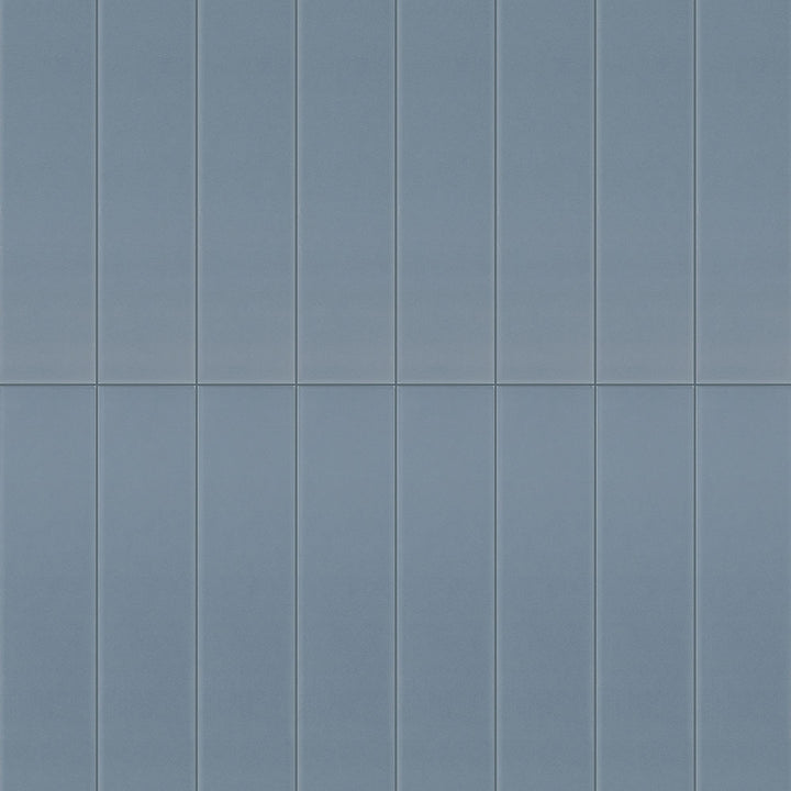 Dimensions 2" x 16" Matte Ceramic Wall Tile | ANVE Kitchen &amp; Bath