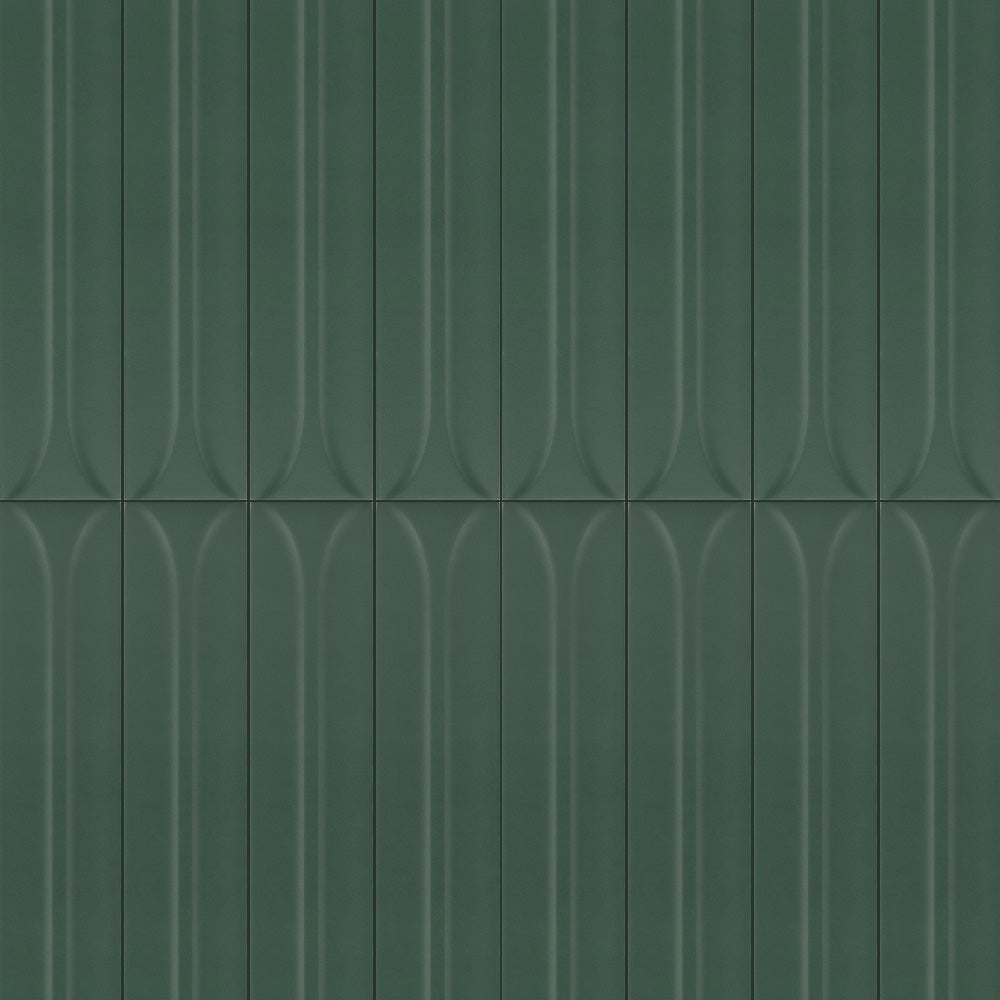 Dimensions 2" x 16" Matte Ceramic Wall Tile