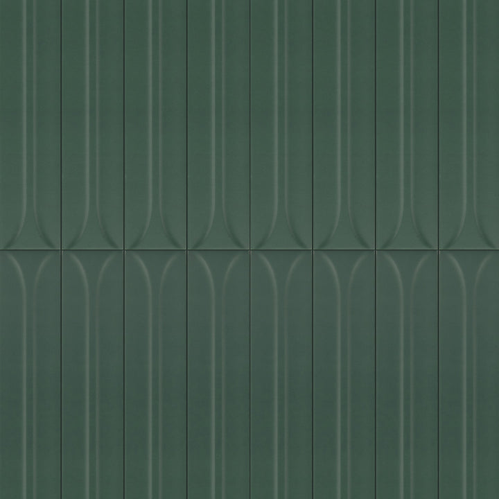 Dimensions 2" x 16" Matte Ceramic Wall Tile