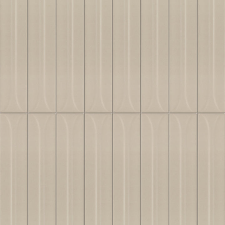 Dimensions 2" x 16" Matte Ceramic Wall Tile