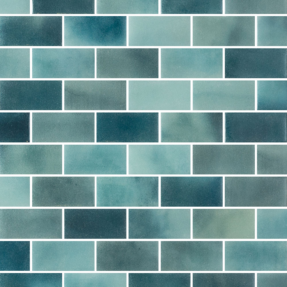 Vetro Brick Matte Glass Mosaic Tile