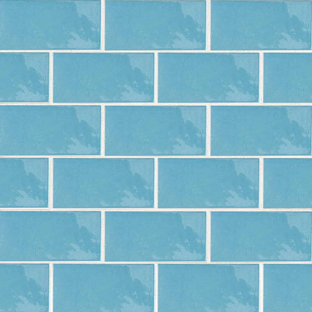 Village Glossy Ceramic Floor &amp; Wall Tile | ANVE Kitchen &amp; Bath