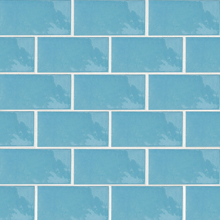 Village Glossy Ceramic Floor &amp; Wall Tile | ANVE Kitchen &amp; Bath