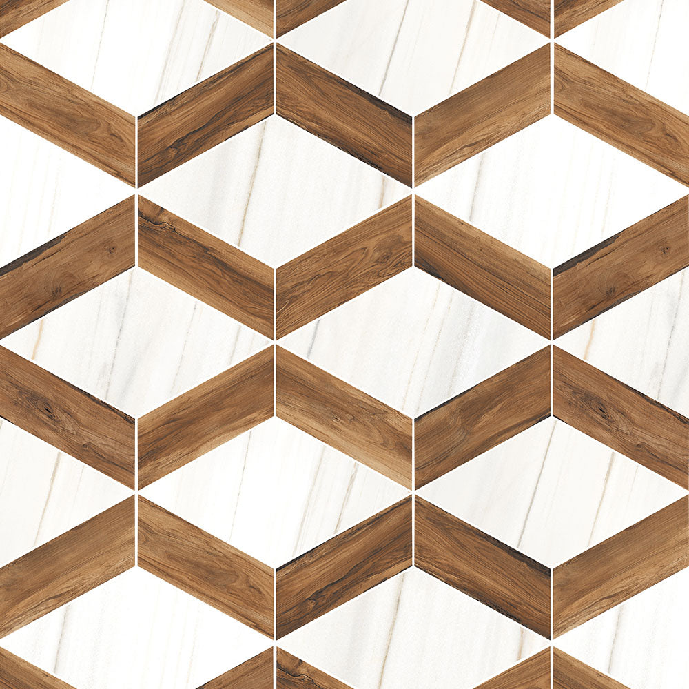 Edgewood Wood-Look Matte Porcelain Mosaic Tile