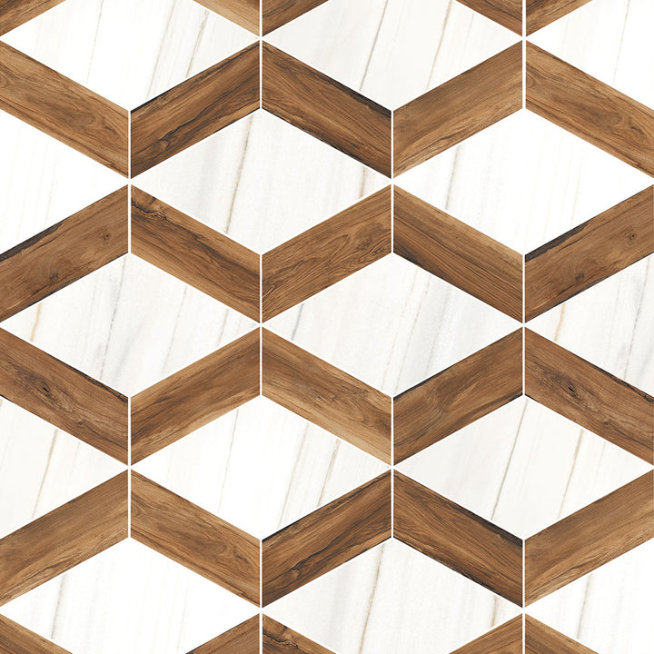Edgewood Wood-Look Matte Porcelain Mosaic Tile
