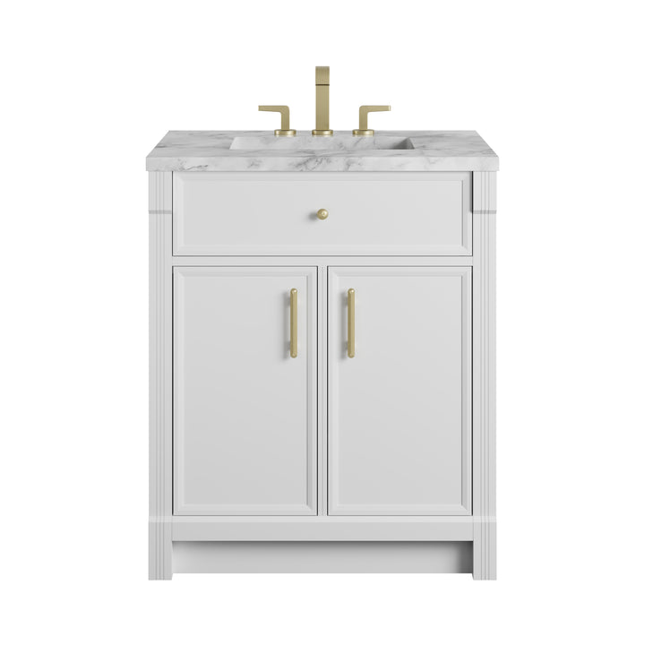 Bellshire Sink Freestanding Bathroom Vanity with Silestone Top