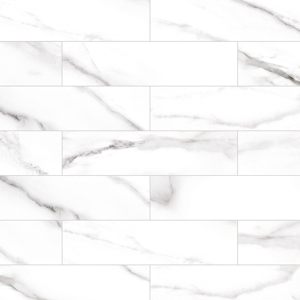 Endura Marble-Look Matte Porcelain Floor &amp; Wall Tile