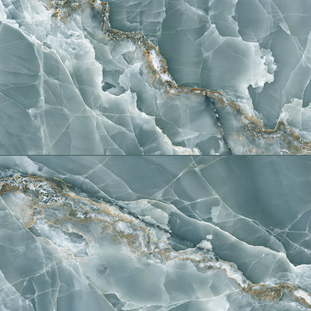 Precious Onyx-Look Polished Porcelain Floor &amp; Wall Tile