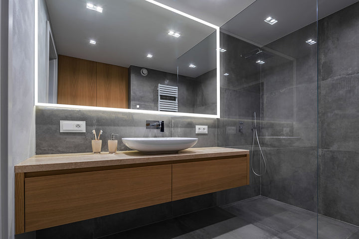 Edge 60" x 32" LED Bathroom Mirror, Anti-Fog