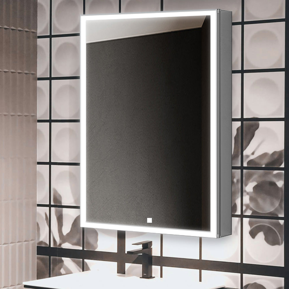 Edge Royale 20" x 32" Right Hinge LED Lighted Medicine Cabinet | ANVE Kitchen &amp; Bath