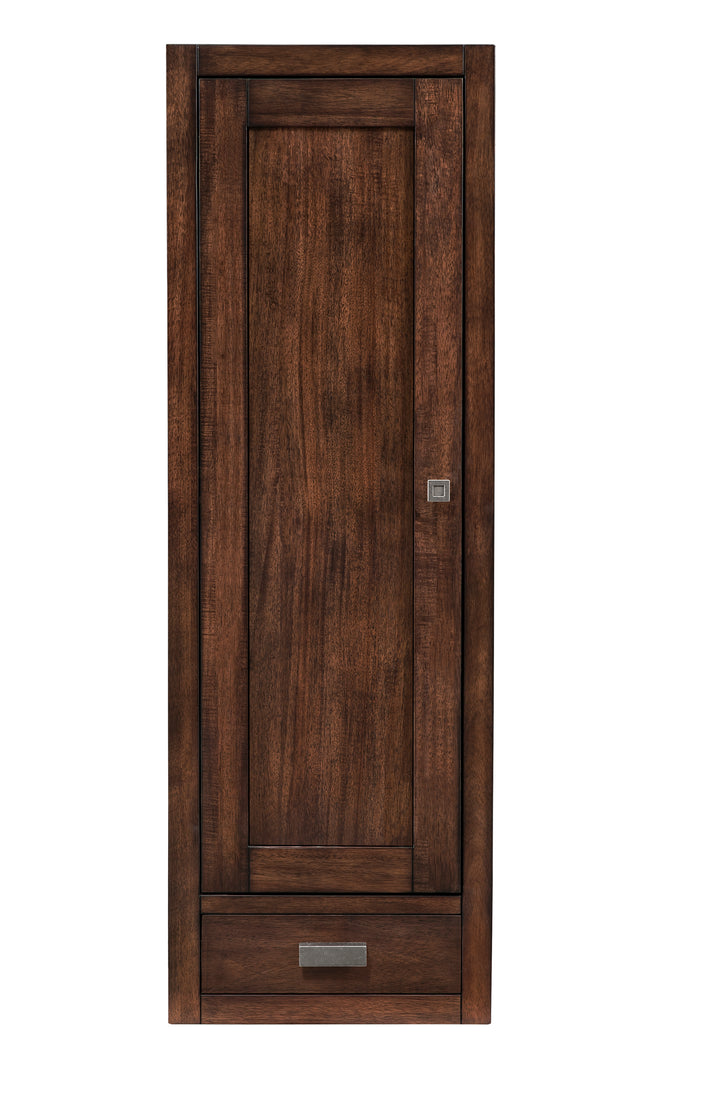 Addison 12" Petite Tower Hutch, Left in Mid-Century Acacia | ANVE Kitchen &amp; Bath