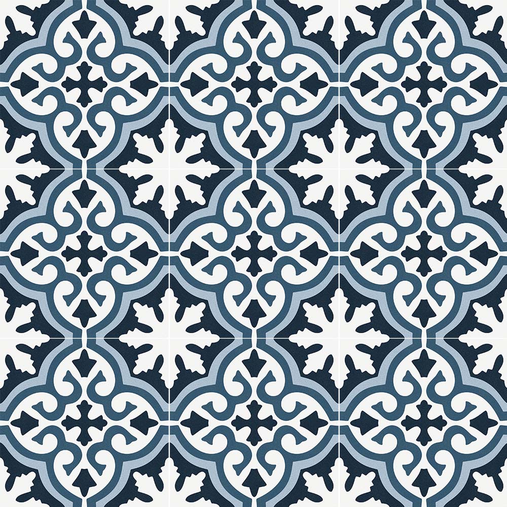 Belle Epoque Matte Porcelain Floor &amp; Wall Tile