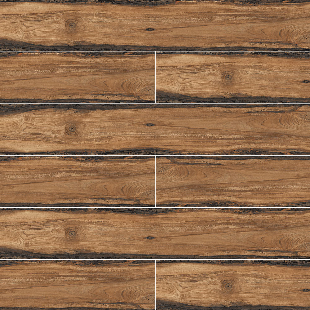 Edgewood Wood-Look Matte Porcelain Mosaic Tile