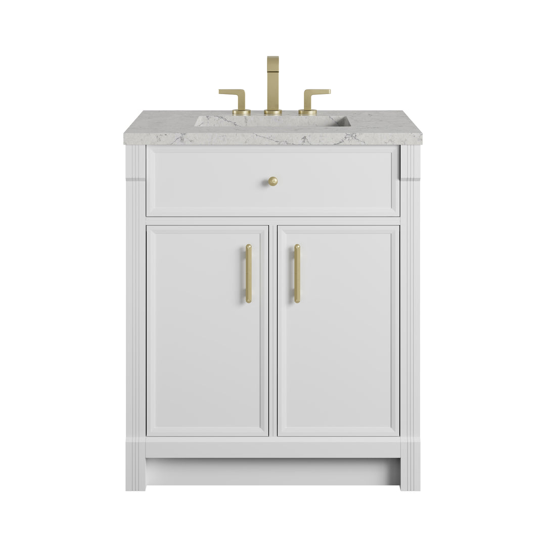 Bellshire Sink Freestanding Bathroom Vanity with Silestone Top