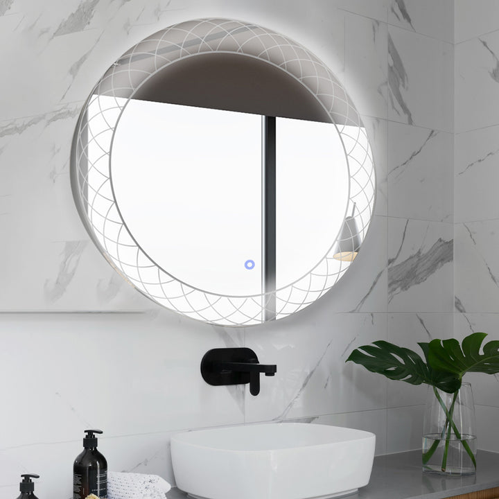 Frost 36" LED Bathroom Mirror, Anti-Fog | ANVE Kitchen &amp; Bath