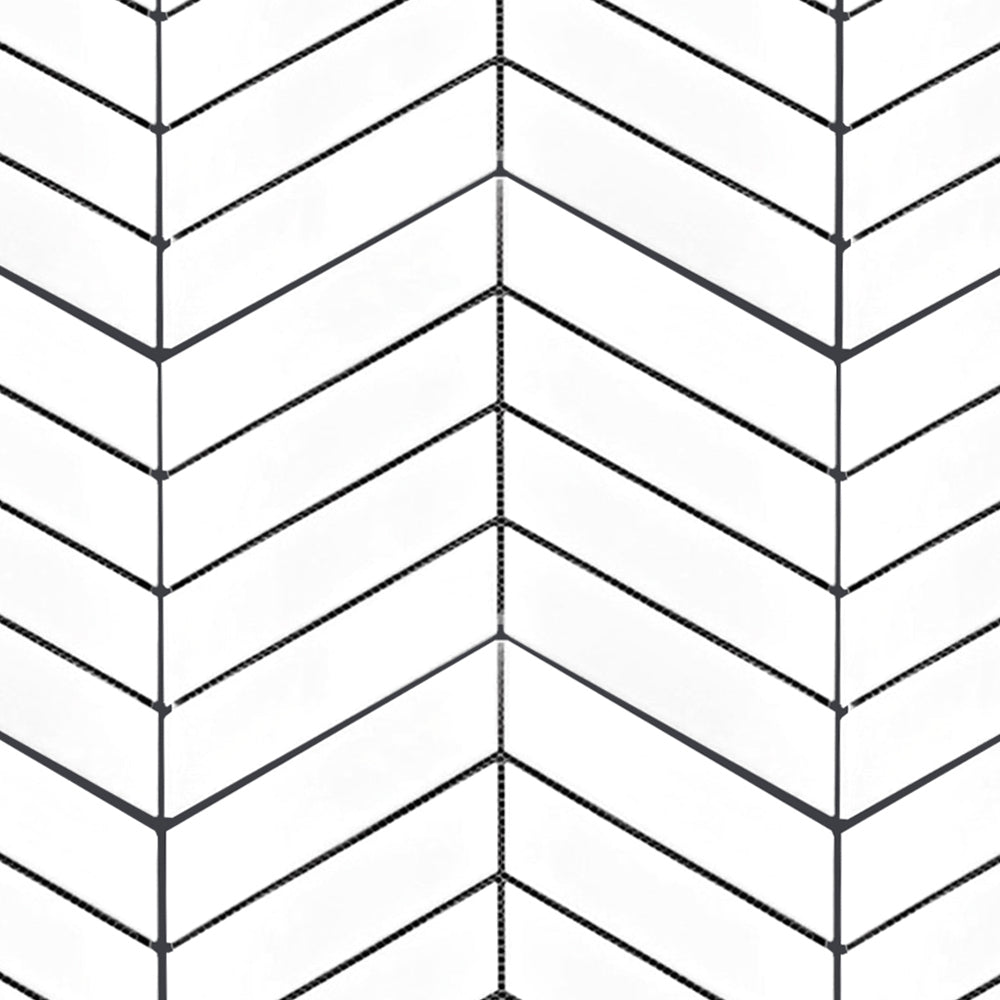 Geometrics Matte Porcelain Mosaic Tile