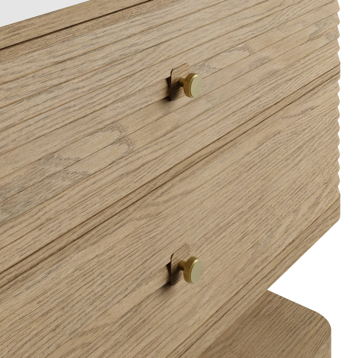 Allamari 72" Floating Double Vanity Cabinet in Dune Mist