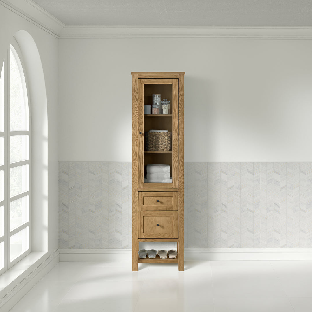 Breckenridge 22" Linen Cabinet in Light Natural Oak