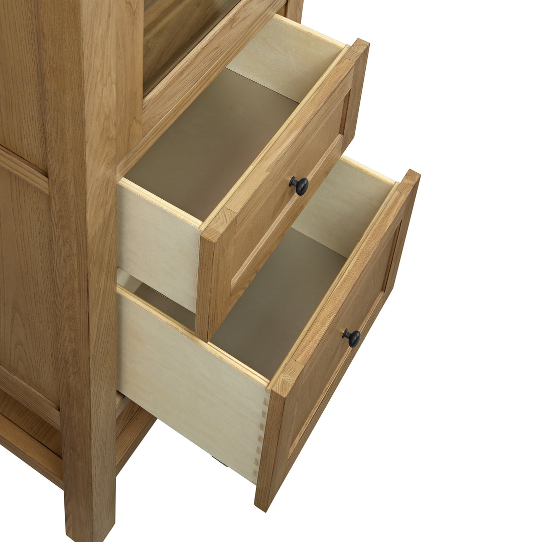 Breckenridge 22" Linen Cabinet in Light Natural Oak