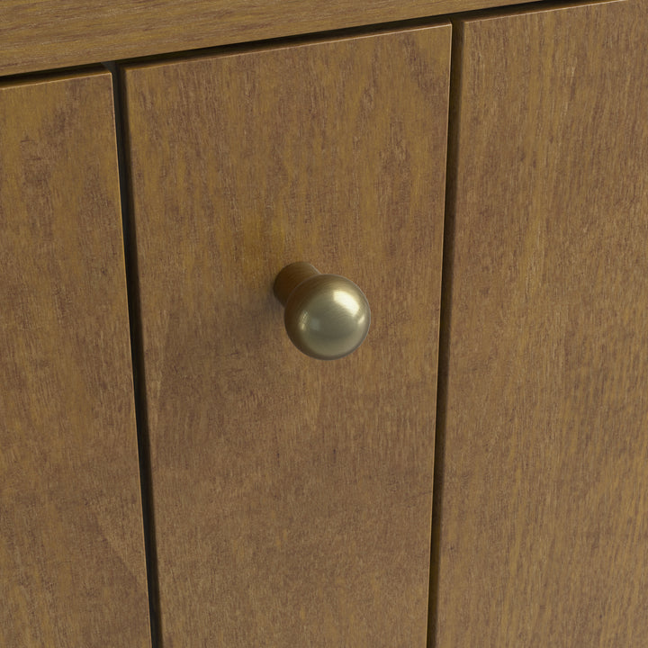 Hudson 60" Double Vanity Cabinet in Honey Oak